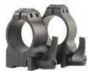 Warne Scope Mounts Tikka Permanent Attach Ring 1" Med Matte Finish 1TM